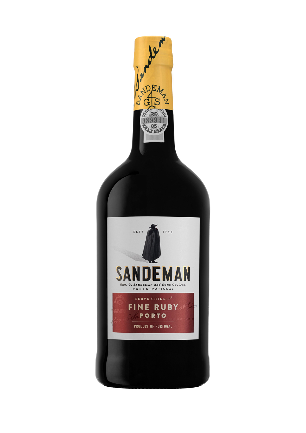 Bouteille de porto ruby Sandeman