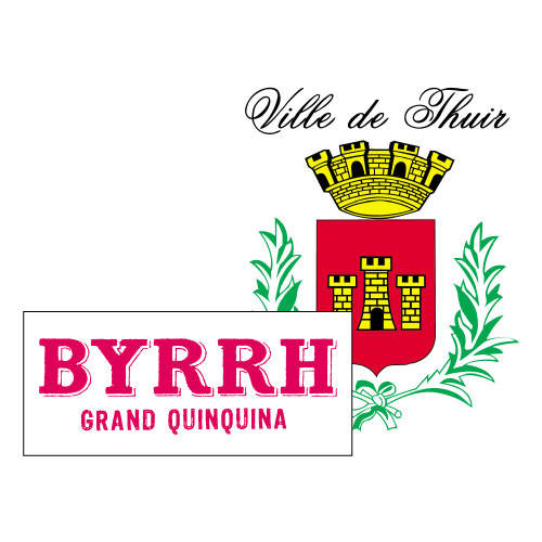 ThuirXByrrhLogo Ville de Thuir et la marque Byrrh